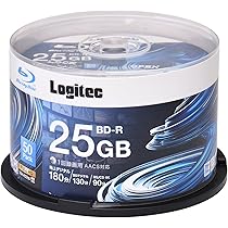 Amazon.co.jp: ロジテックダイレクト BD-R AACS対応 ブルーレイ